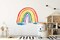 Rainbow Wall decal, Watercolor rainbow decal, Nursery rainbow decal, Rainbow wall sticker, removable rainbow decal, Large rainbow wall product 4